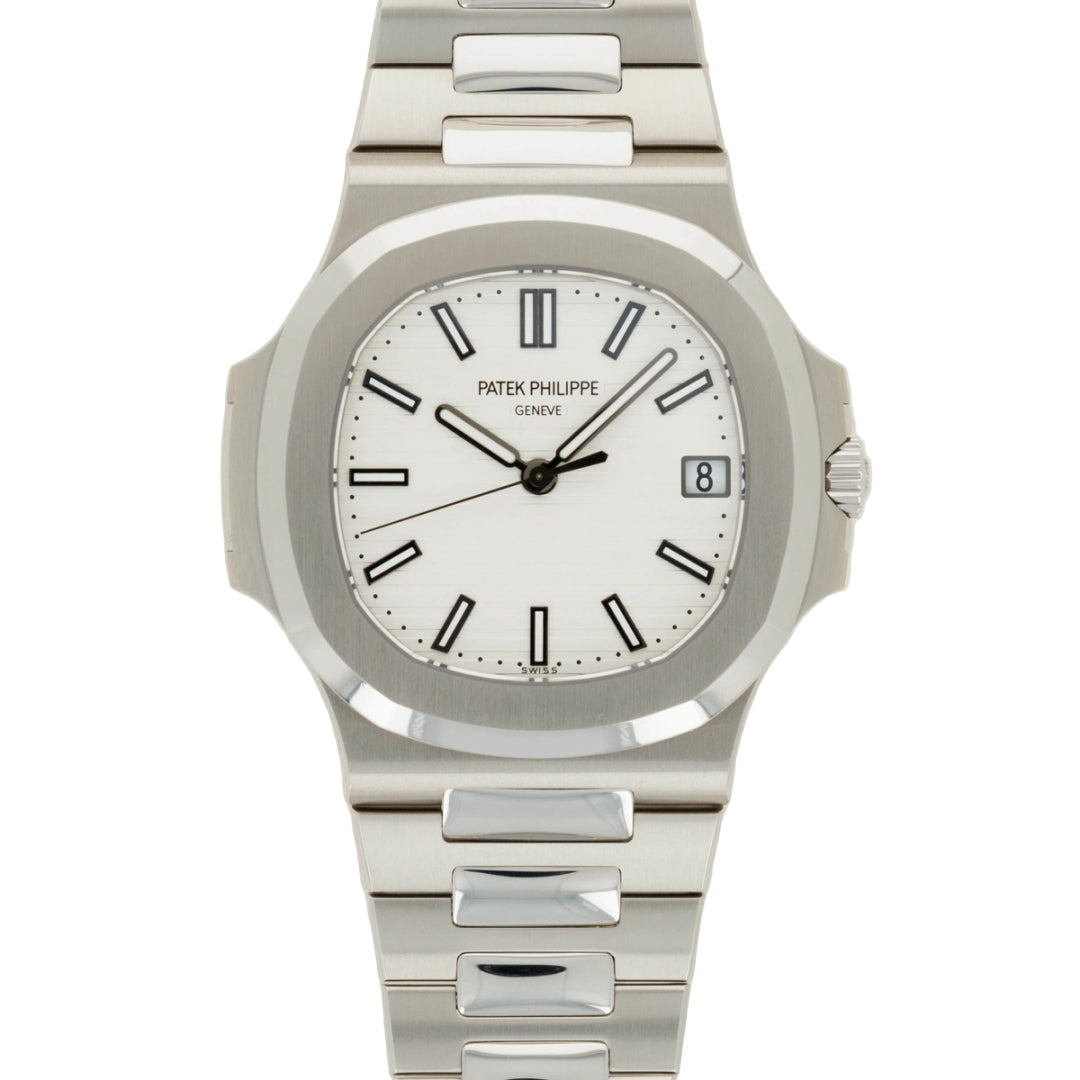 Patek Philippe Nautilus white dial for men