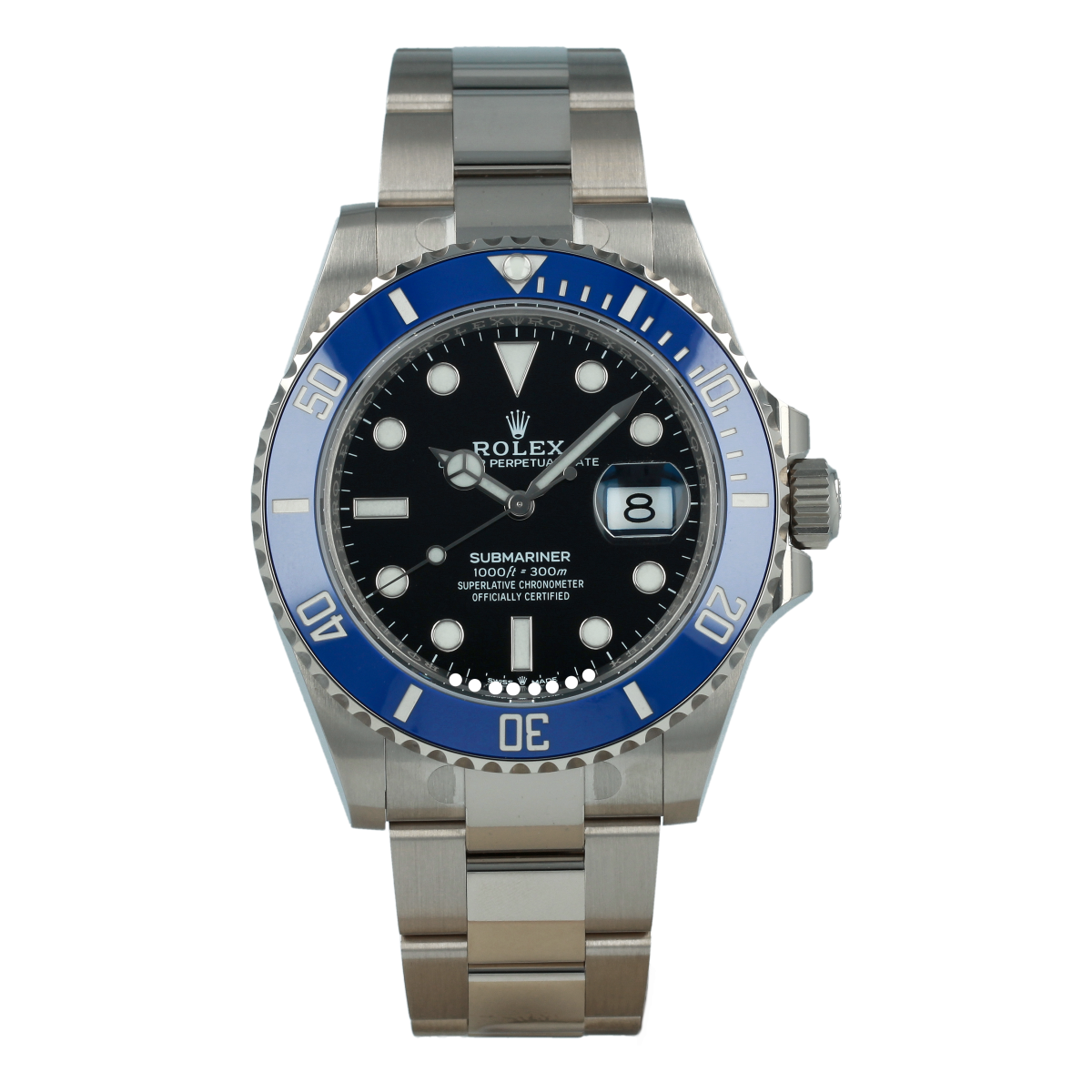 Rolex Submariner Date Blue and silver