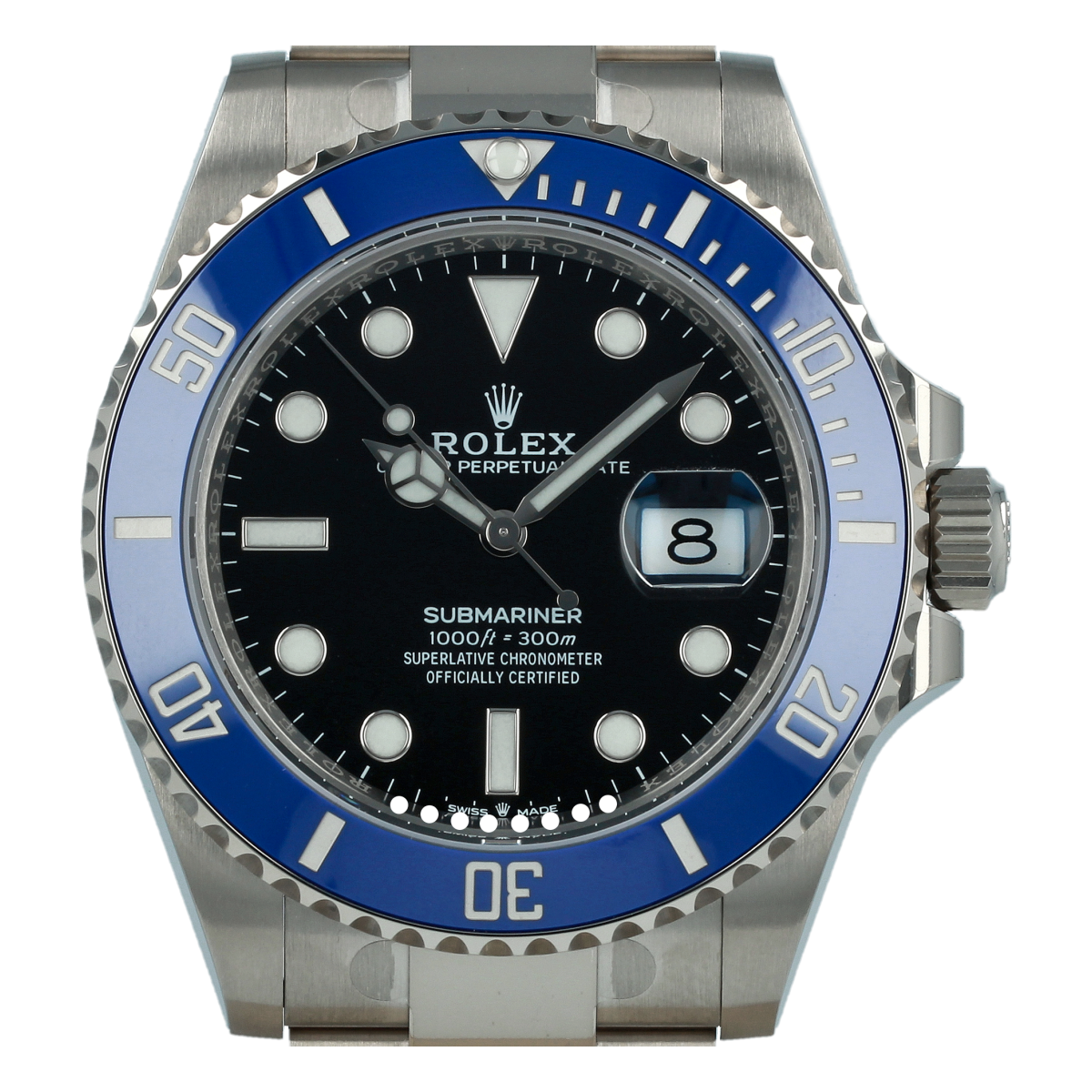 Rolex Submariner Date Blue and silver