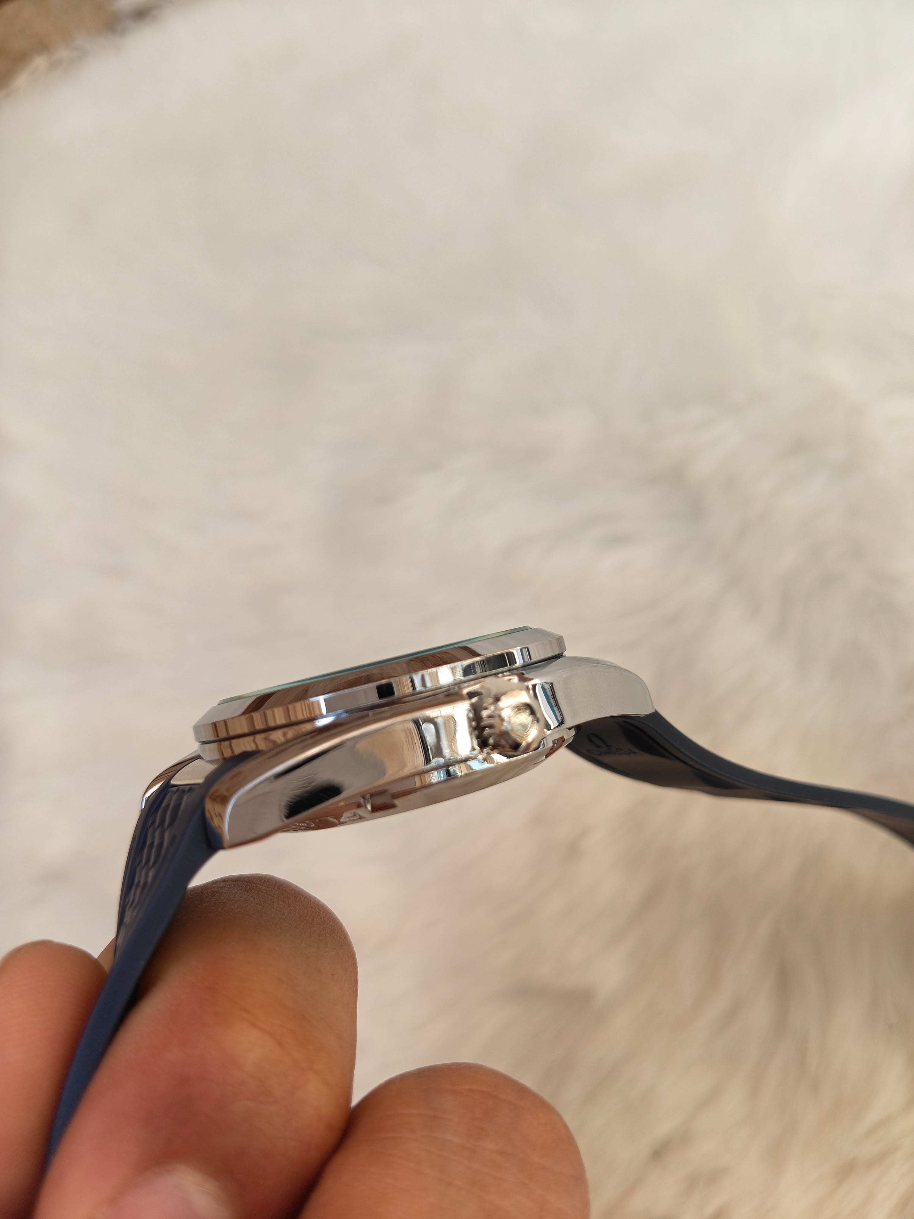OMG Seamaster Aqua Terra – Textured Blue Edition