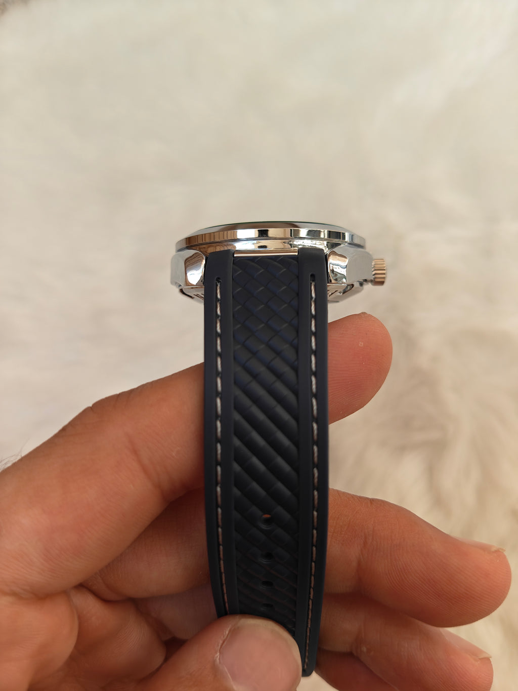 OMG Seamaster Aqua Terra – Textured Blue Edition