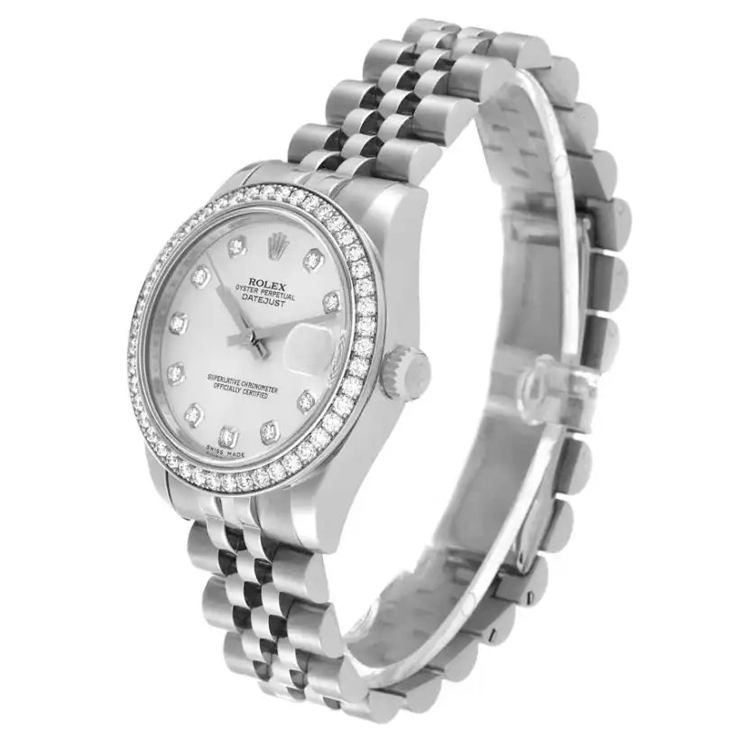 RO Lady-Datejust Sliver with White dial