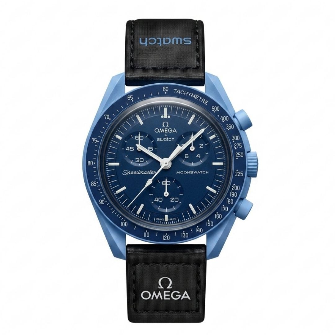 OMG x Swatch Moonswatch "Mission to Neptune" – Deep Blue Edition