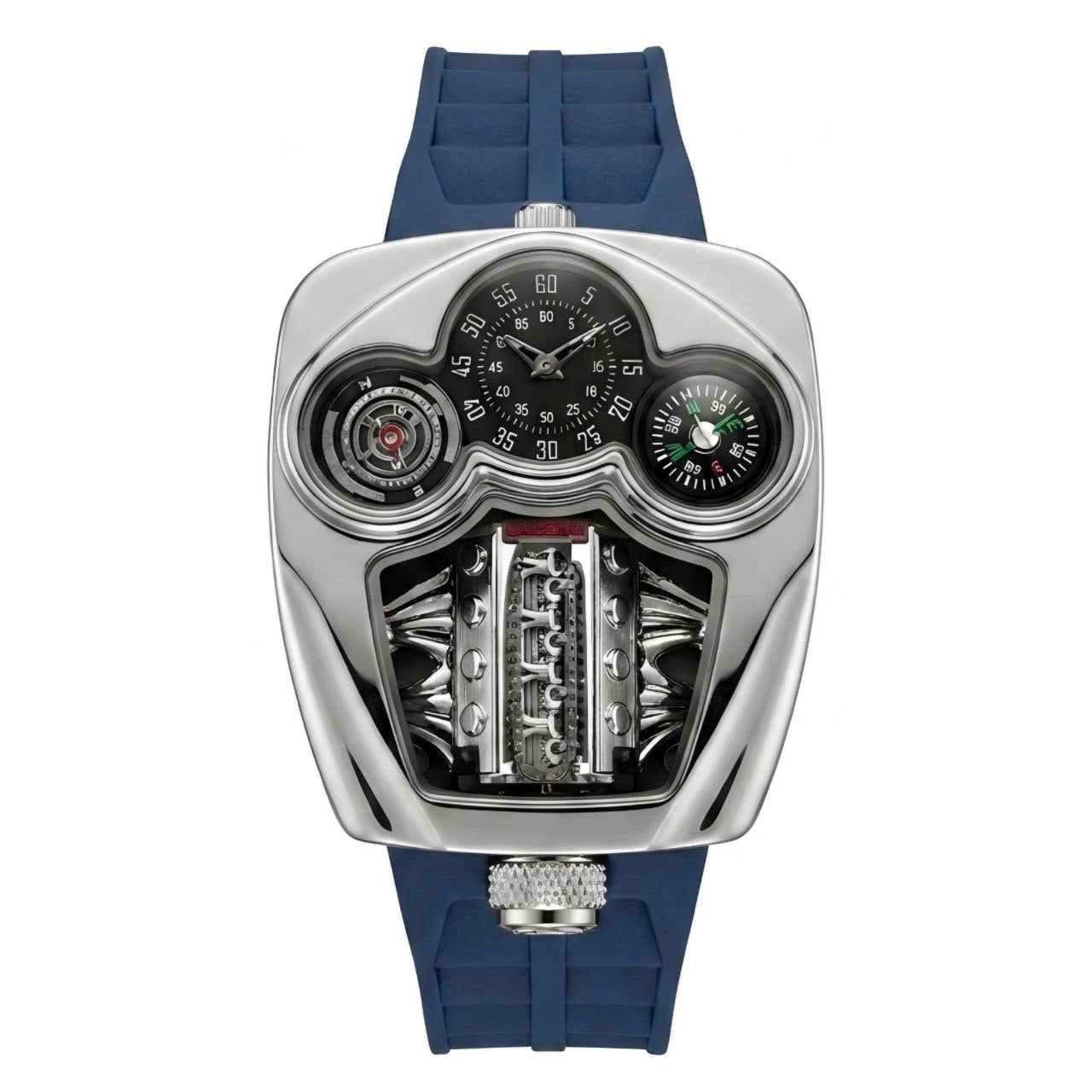 Jcb & Co.Magdini "Hyper-Engine" Luxury Concept – Polished Silver & Deep Blue Edition