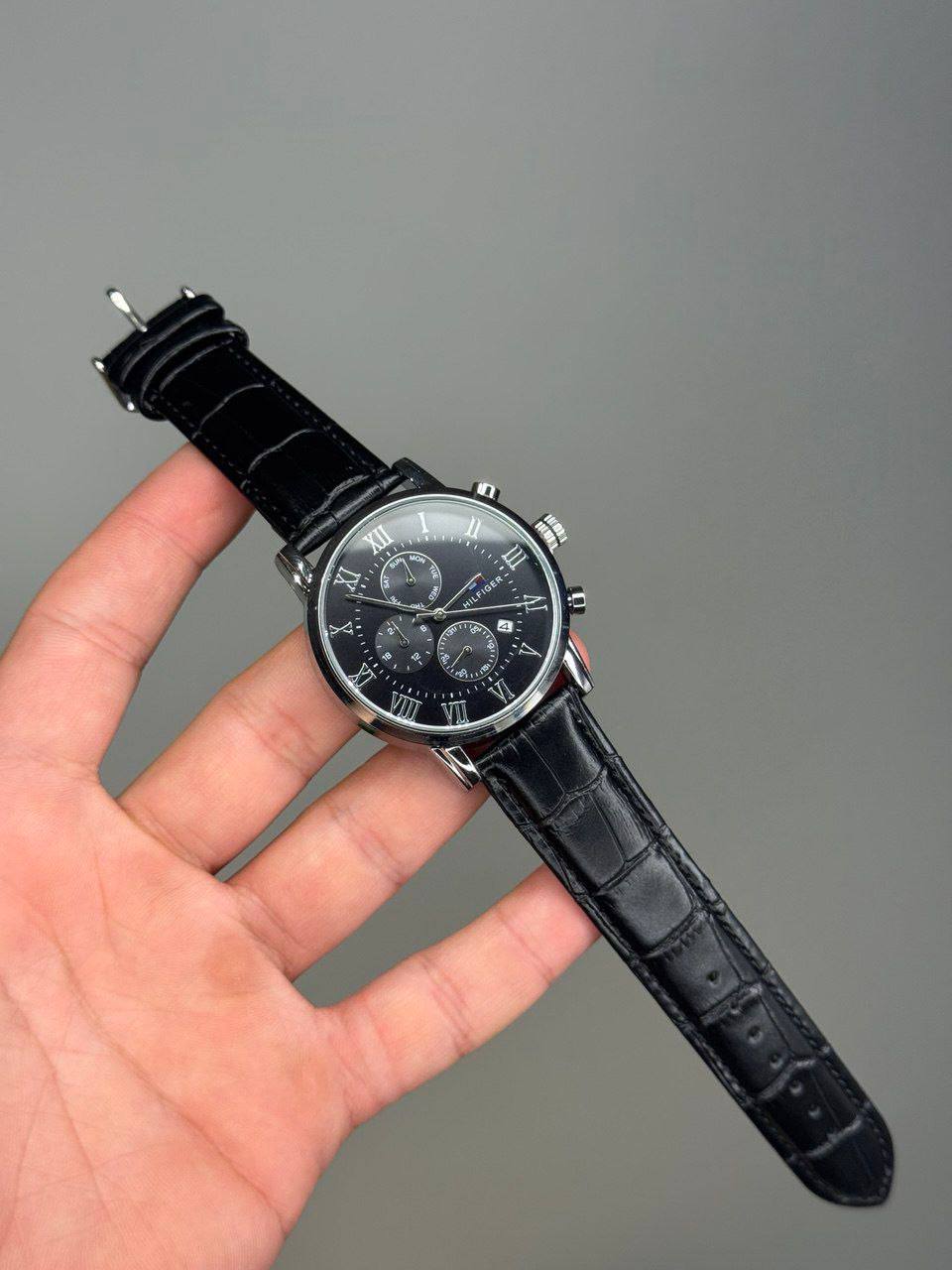 TOM Classic Multi-Dial Watch – Silver & Black