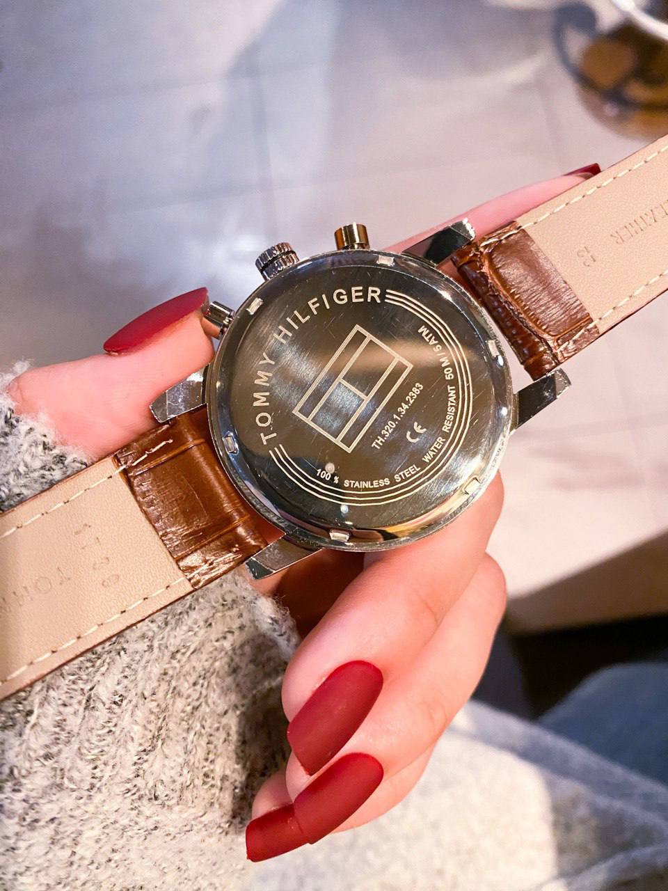 TOM Classic Multi-Dial Watch – Navy & Gold