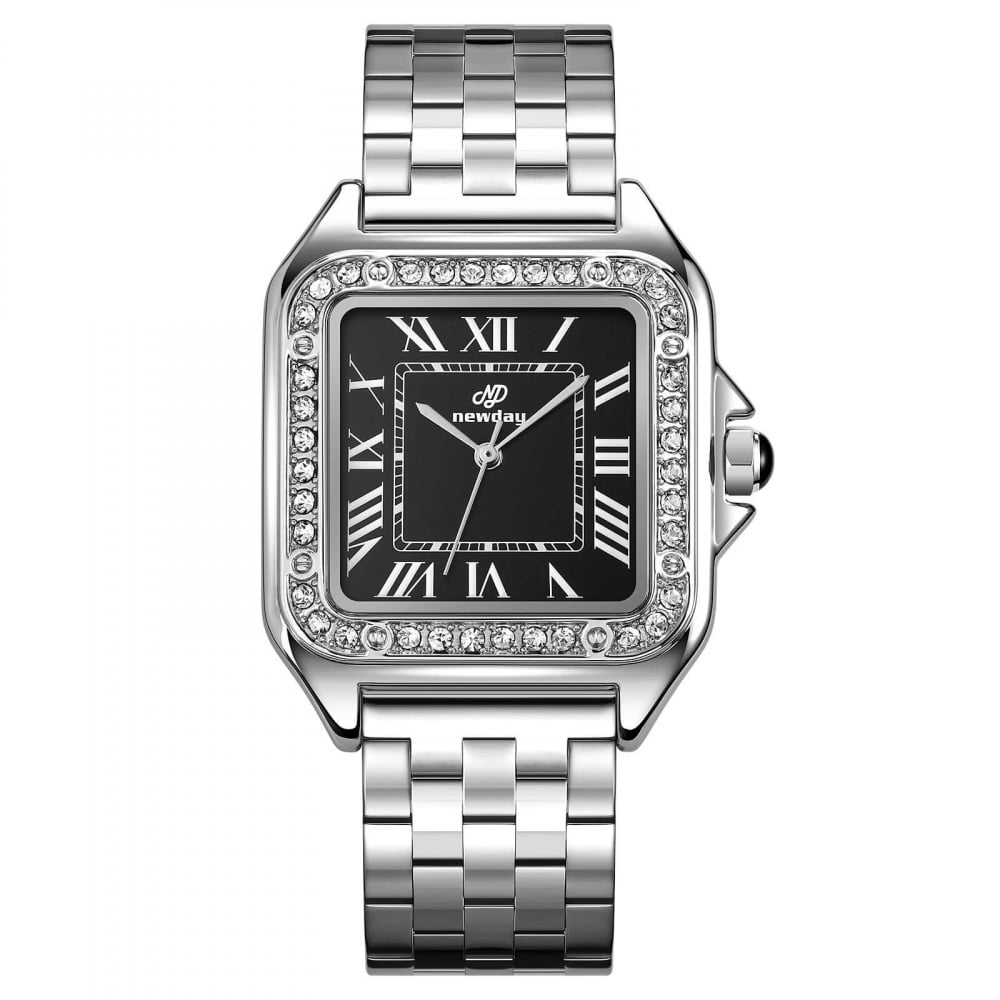CRT woman Silver With Black dial