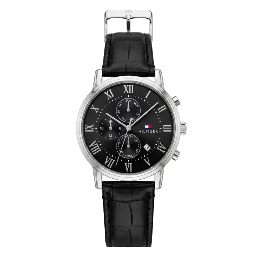 TOM Classic Multi-Dial Watch – Silver & Black