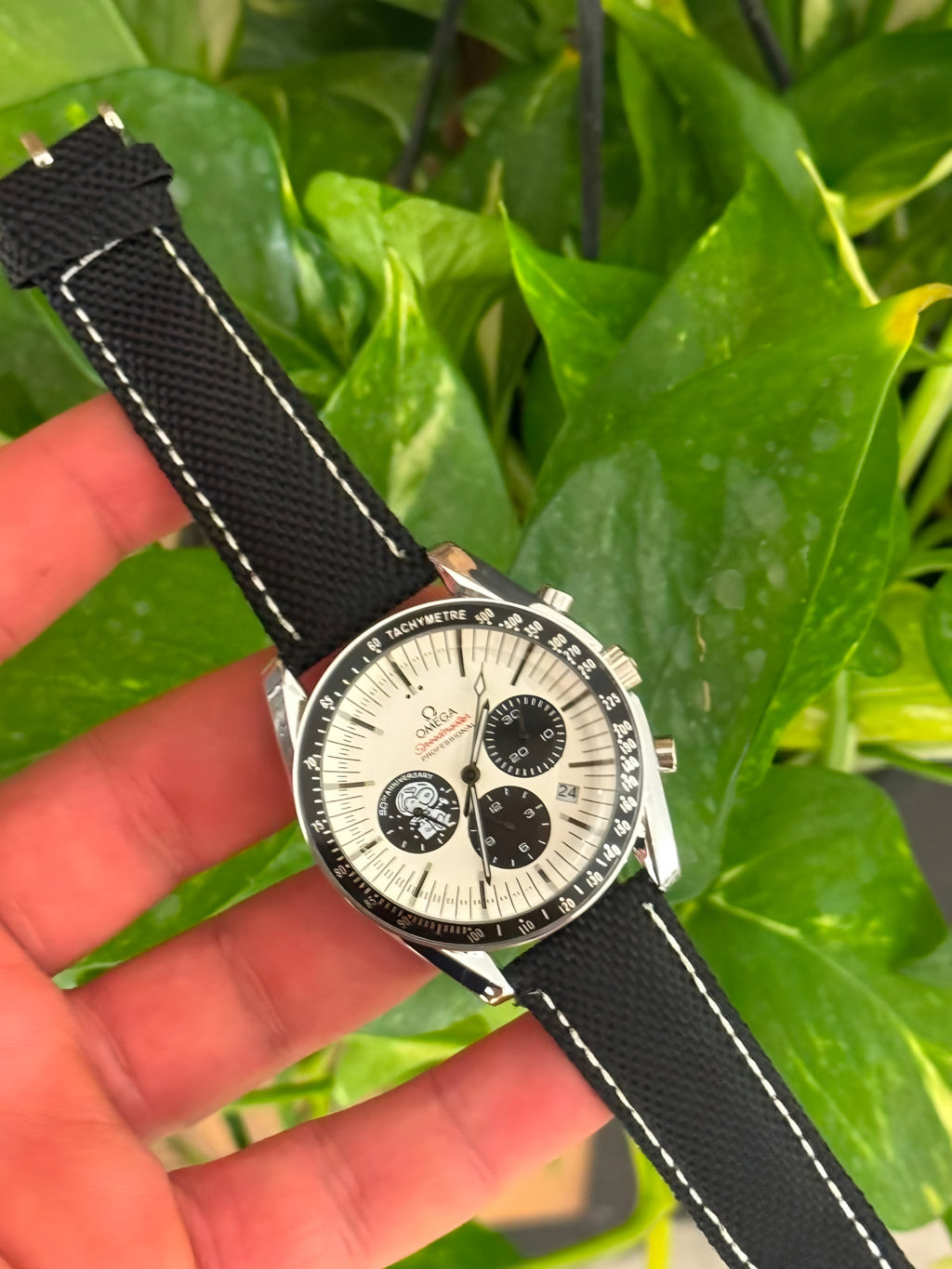OMG Speedmaster Snoopy Chronograph – Black & White