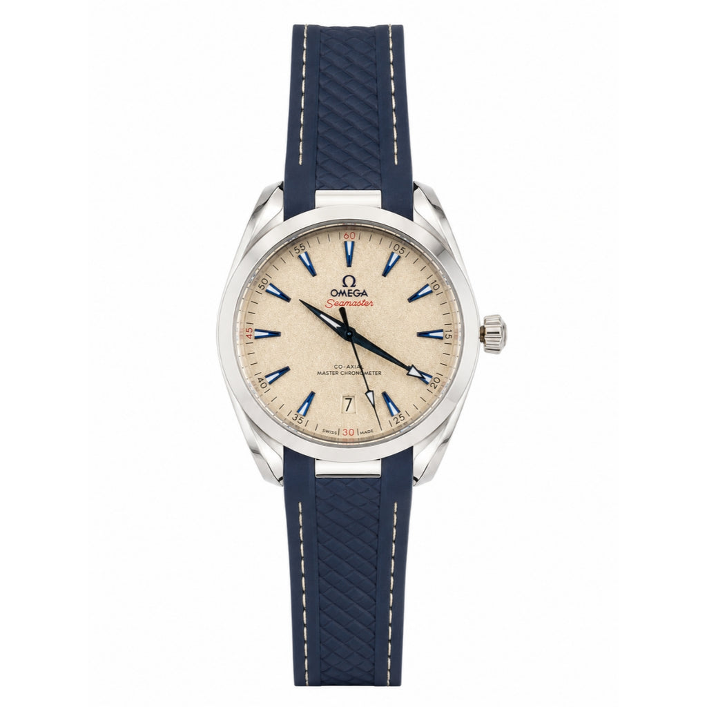 OMG Seamaster Aqua Terra – Sand & Blue Edition