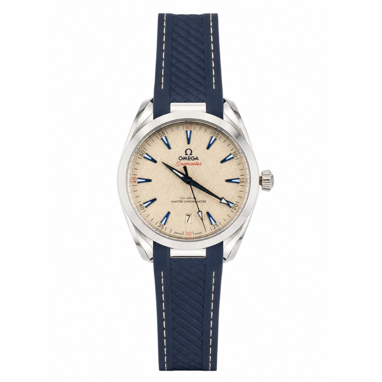 OMG Seamaster Aqua Terra – Sand & Blue Edition
