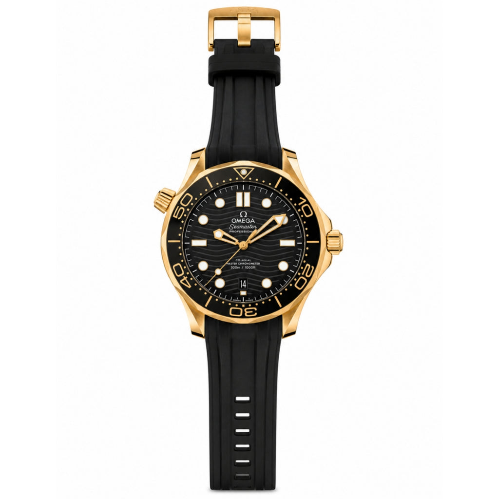 OMG Seamaster Professional Diver – Gold & Black Rubber Edition