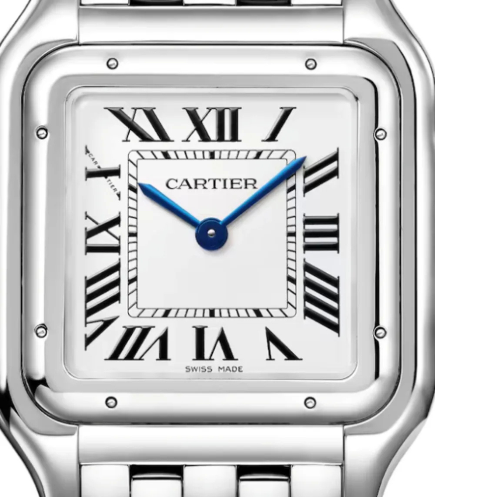 Panthère de Cartier woman Silver With White dial