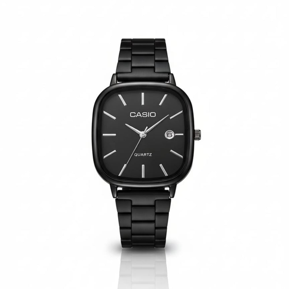 CAS square watch all Black for men