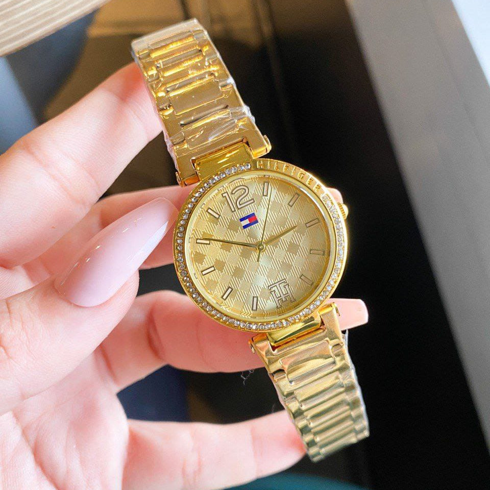Tommy Hilfiger for women Gold with Gold dial