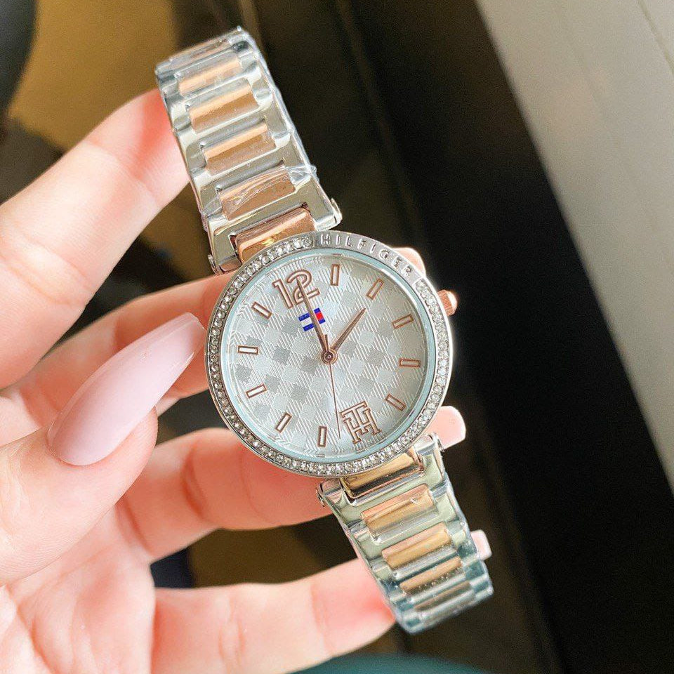 Tommy Hilfiger for women Rose Gold with White dial
