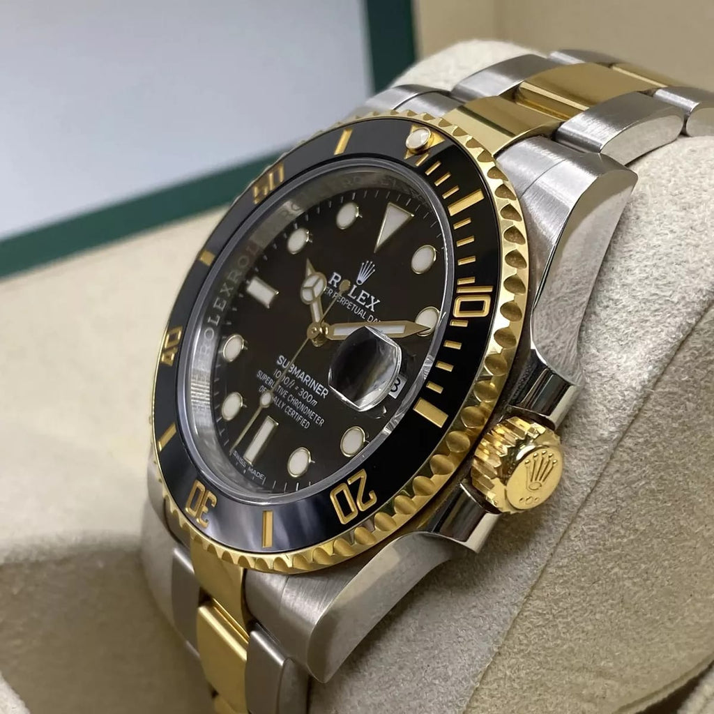 Rolex Submariner Date Black and Yellow Gold