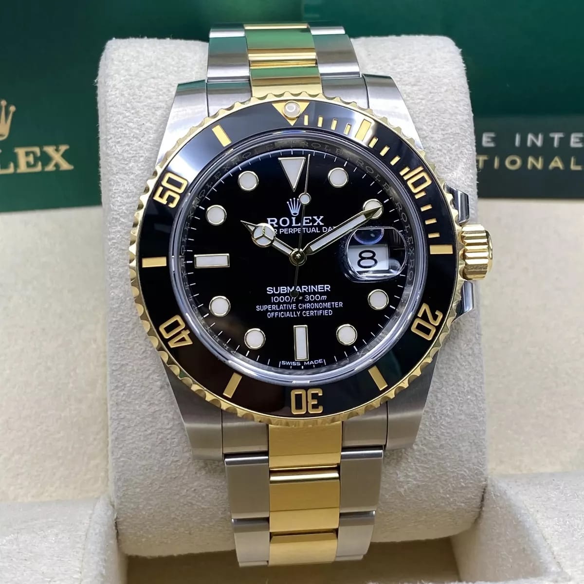 Rolex Submariner Date Black and Yellow Gold