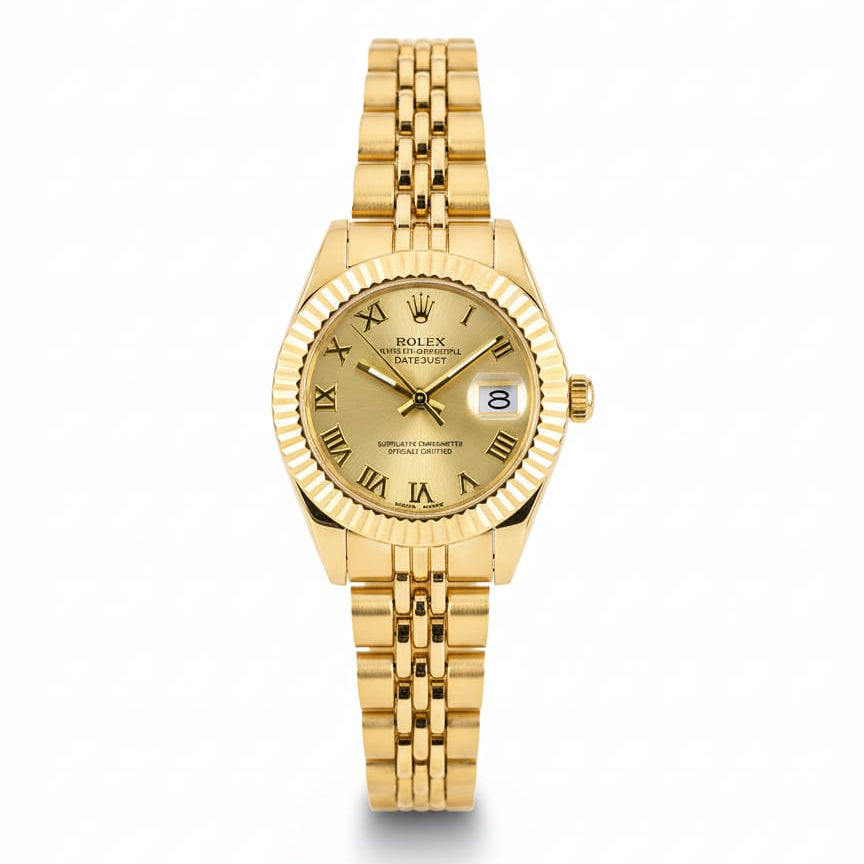 Rolex Lady-Datejust Gold with Golden dial