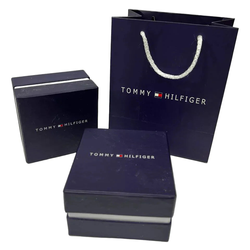 Tommy Hilfiger Crystal Bezel Rose Gold White dial for women