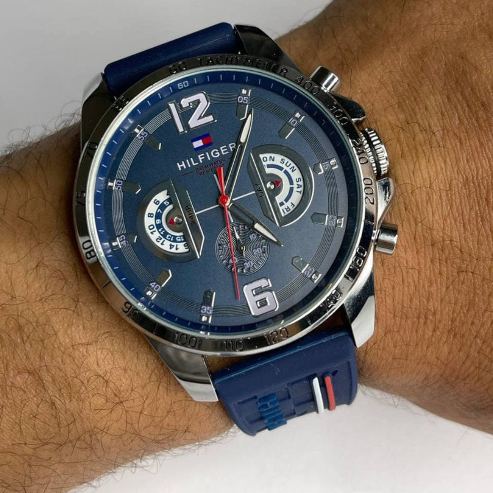 Tommy Hilfiger Men's Decker Blue Dial Watch
