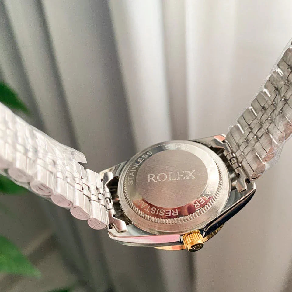 RO Lady-Datejust Gold, Sliver with White pearl dial