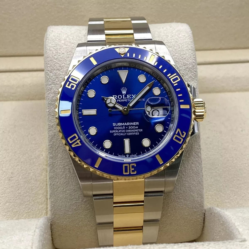 Rolex Submariner Date Blue and Yellow Gold