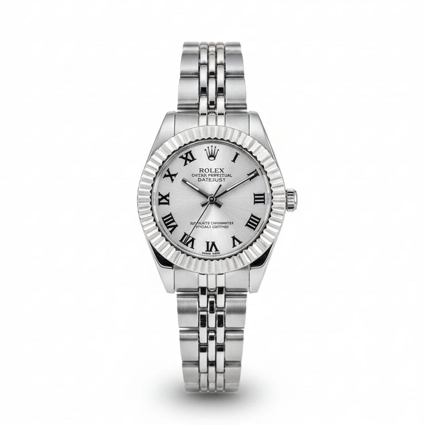 Rolex Lady-Datejust Sliver with White dial