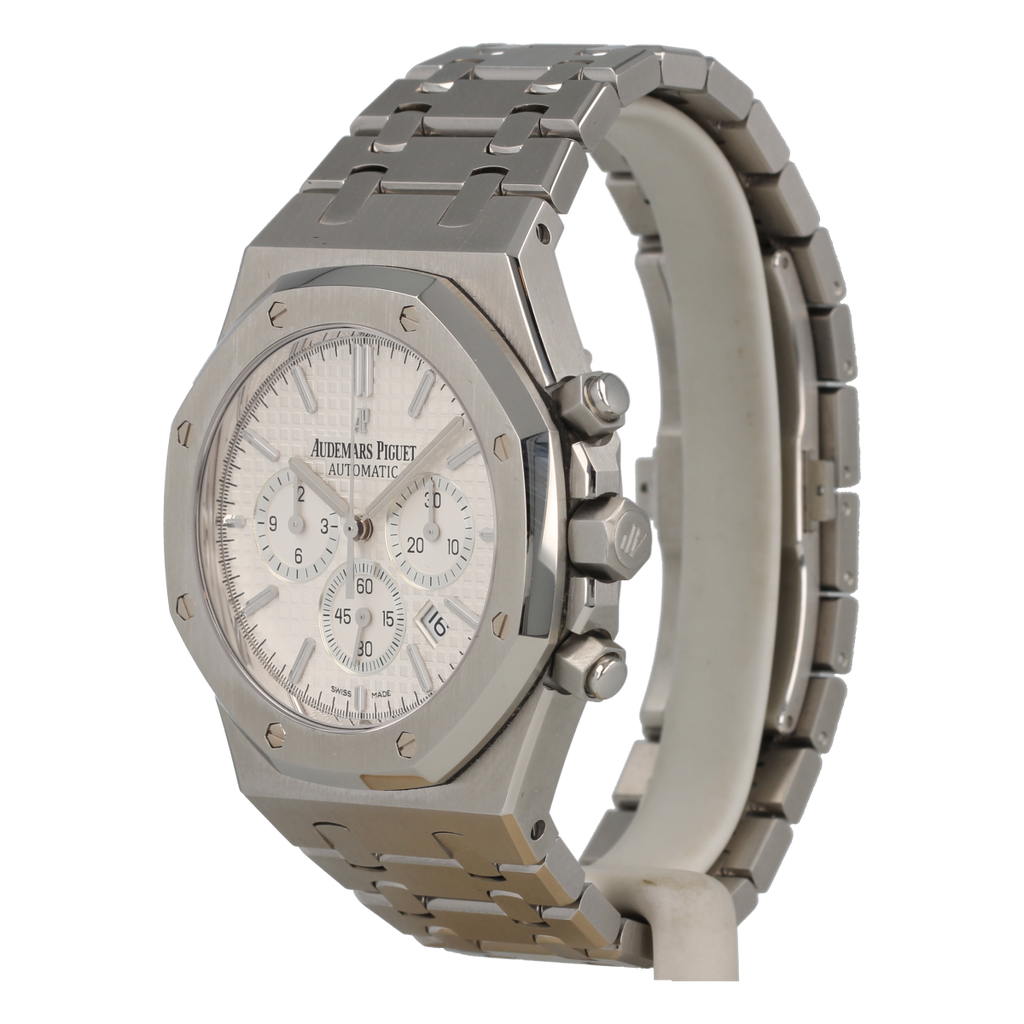 Audemars Piguet Royal Oak Quartz Chronograph White Dial