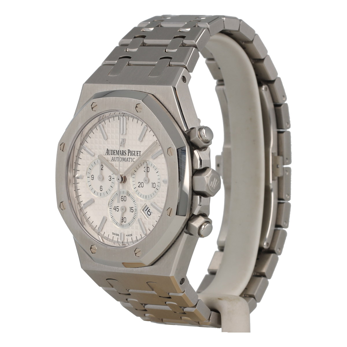Audemars Piguet Royal Oak Quartz Chronograph White Dial