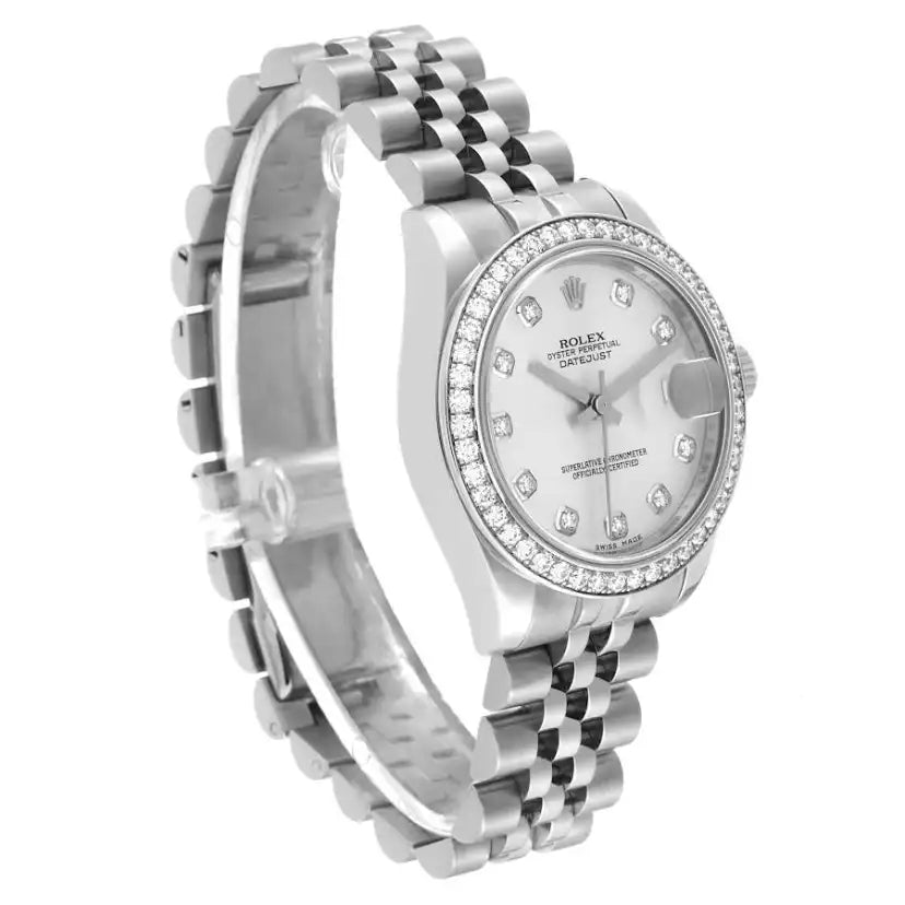 RO Lady-Datejust Sliver with White dial
