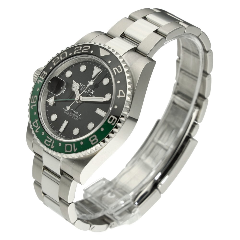 Rolex Gmt master black and Green' Automatic Black dial