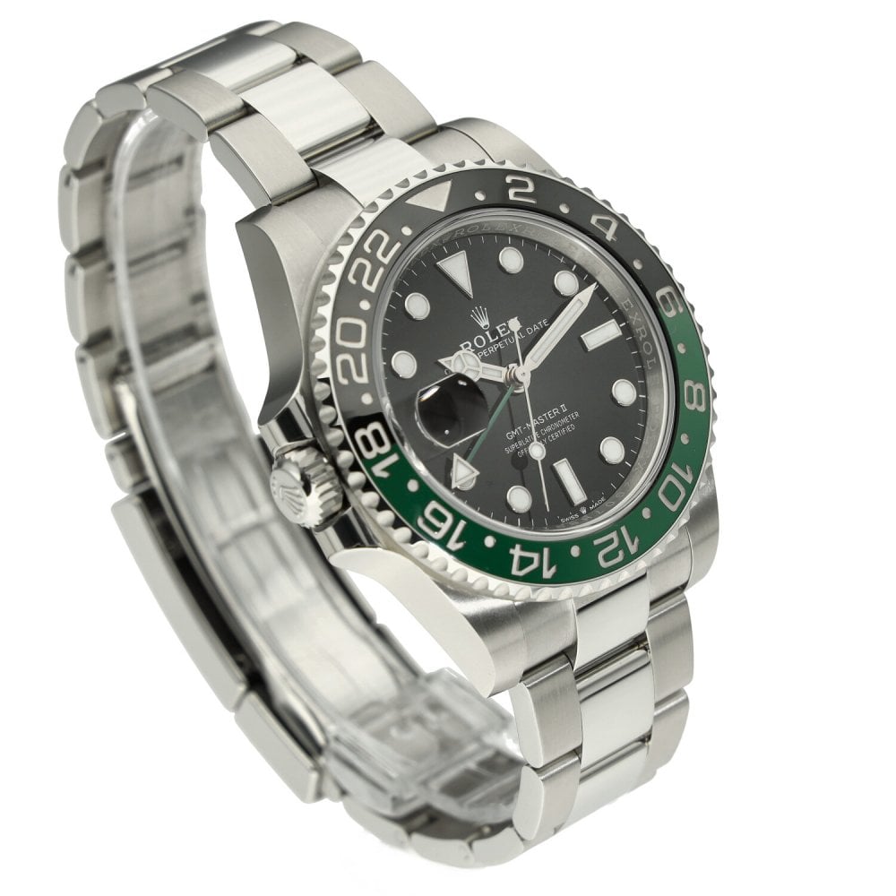 Rolex Gmt master black and Green' Automatic Black dial