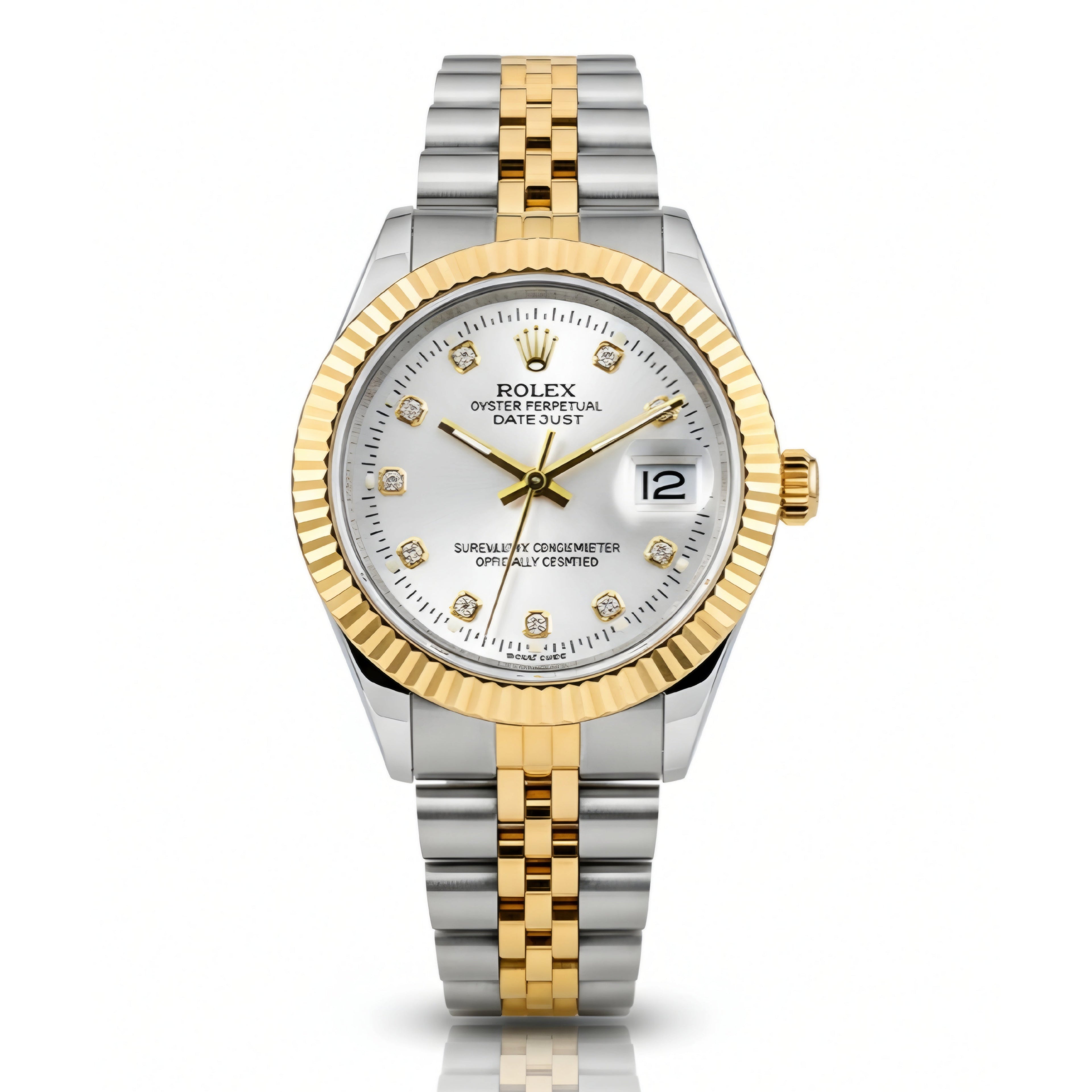 Rolex Lady Datejust Gold, Sliver with silver dial
