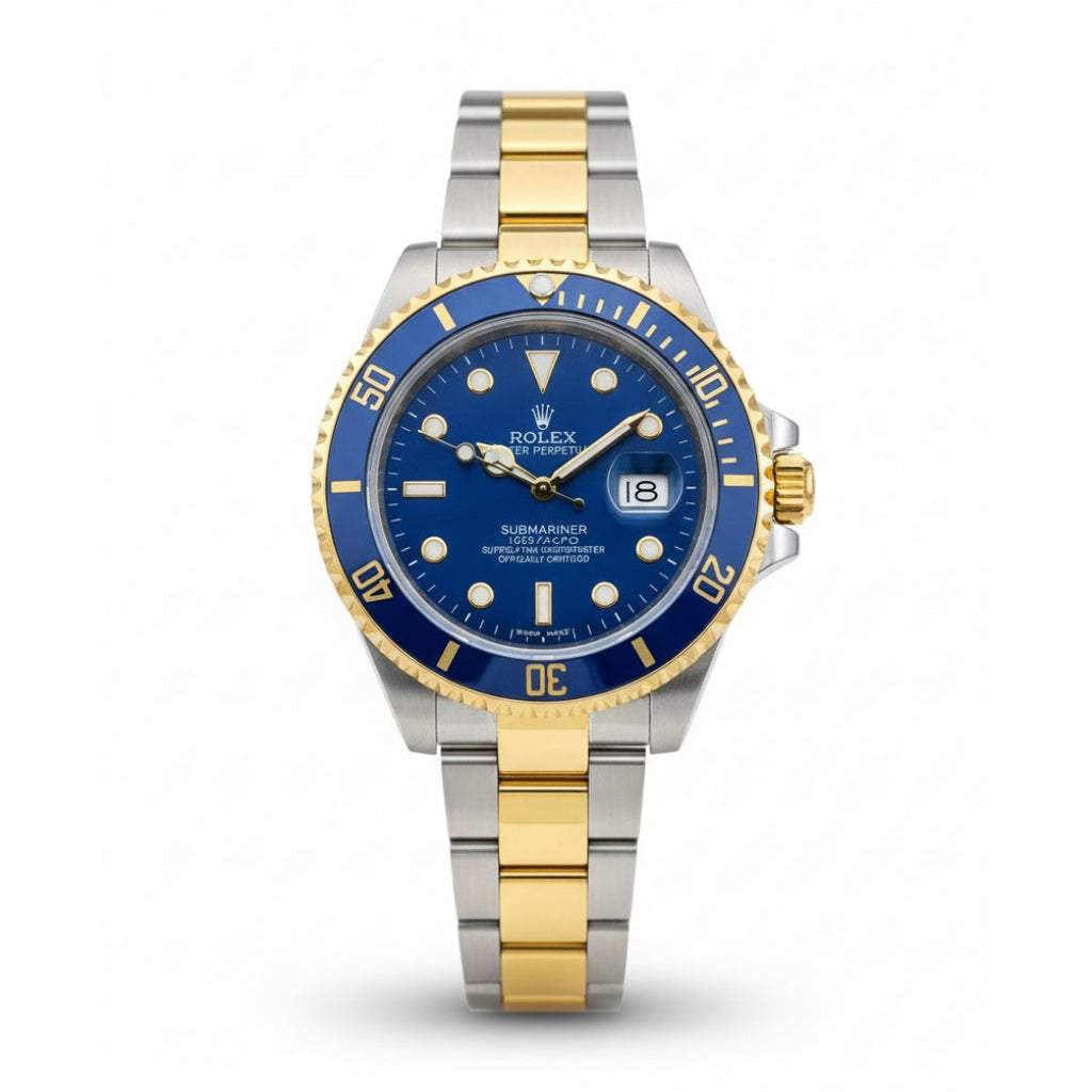 Rolex Submariner Date Blue and Yellow Gold