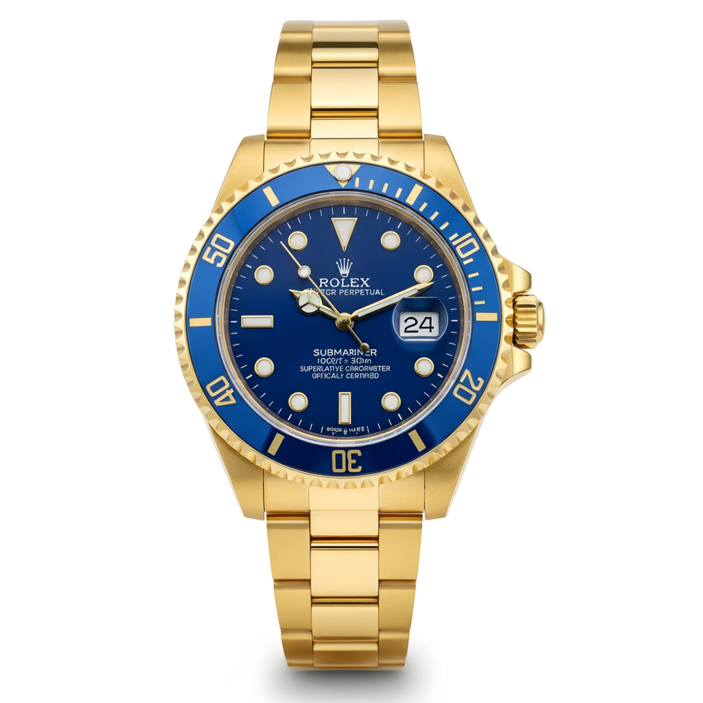 Rolex Submariner gold Blue dial