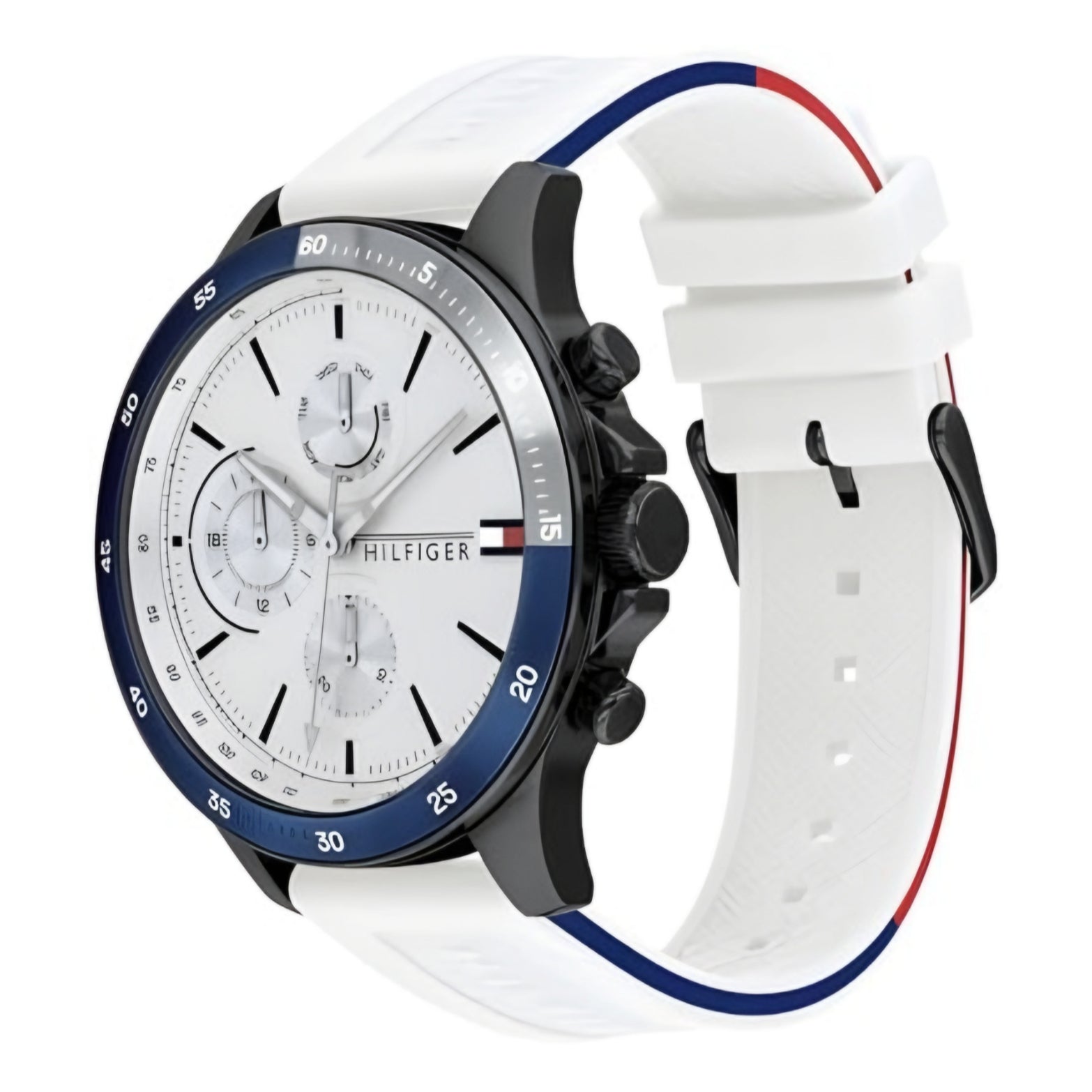 Tommy Hilfiger Men’s Sport Watch – Arctic White & Blue