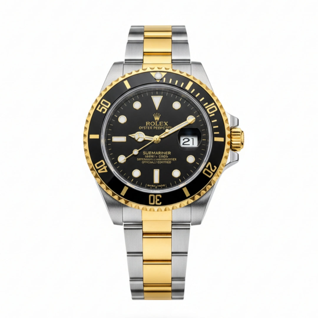 Rolex Submariner Date Black and Yellow Gold