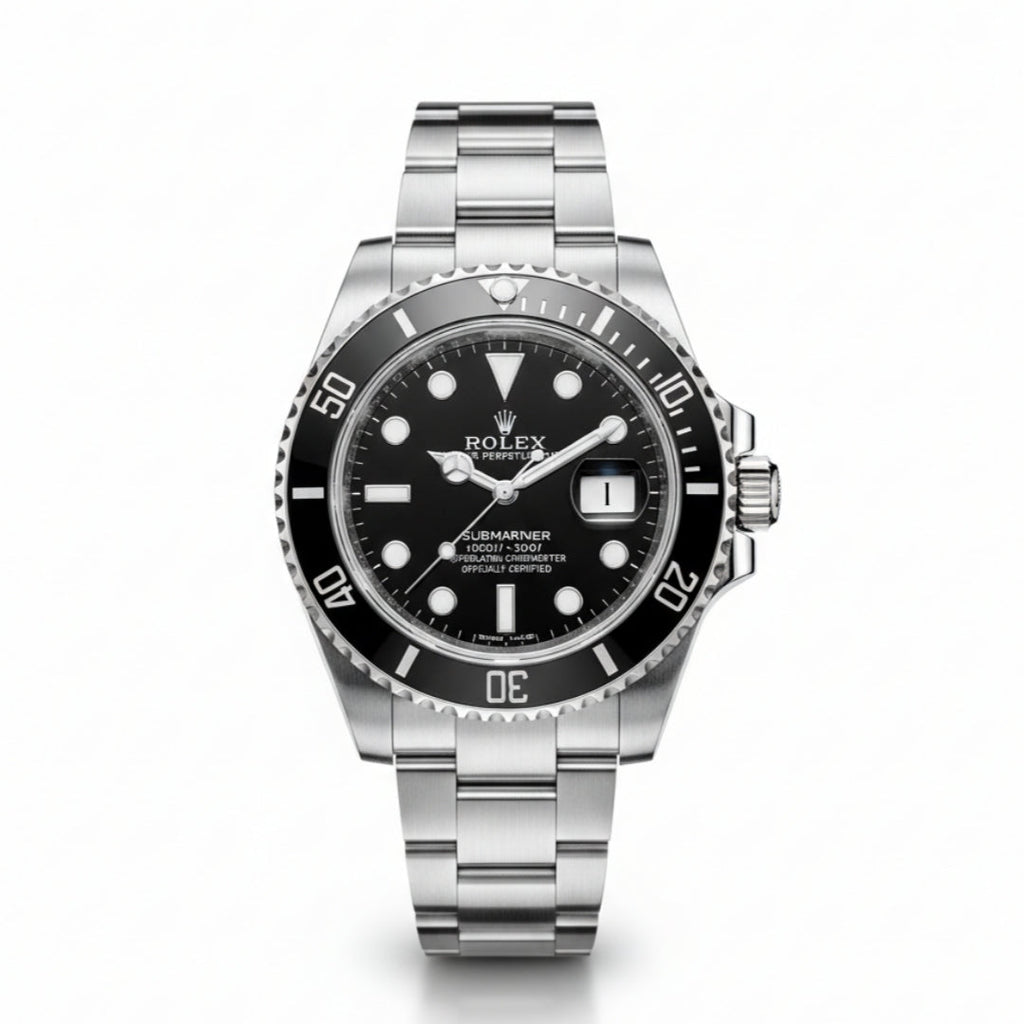 Rolex Submariner Date Black and silver