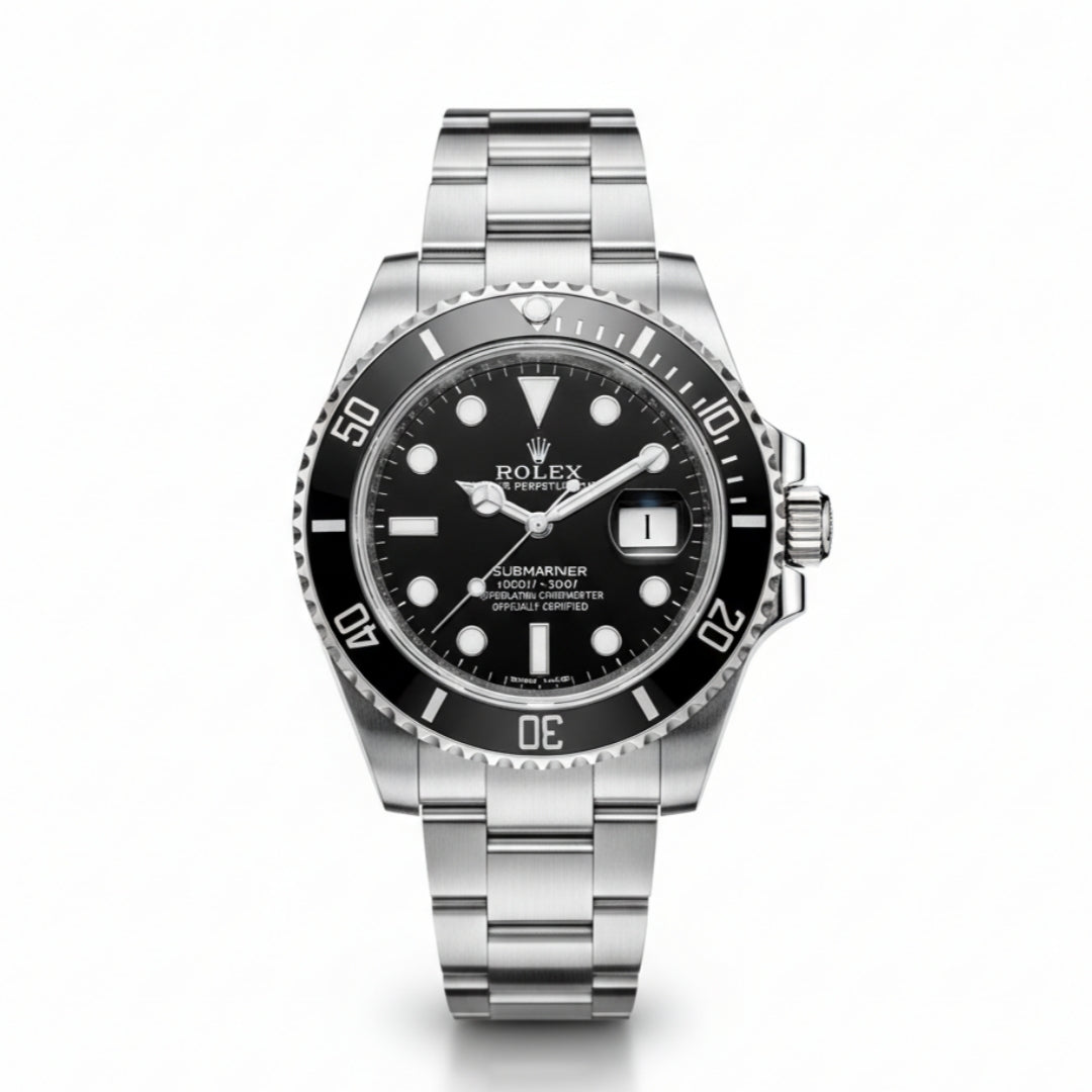 Rolex Submariner Date Black and silver