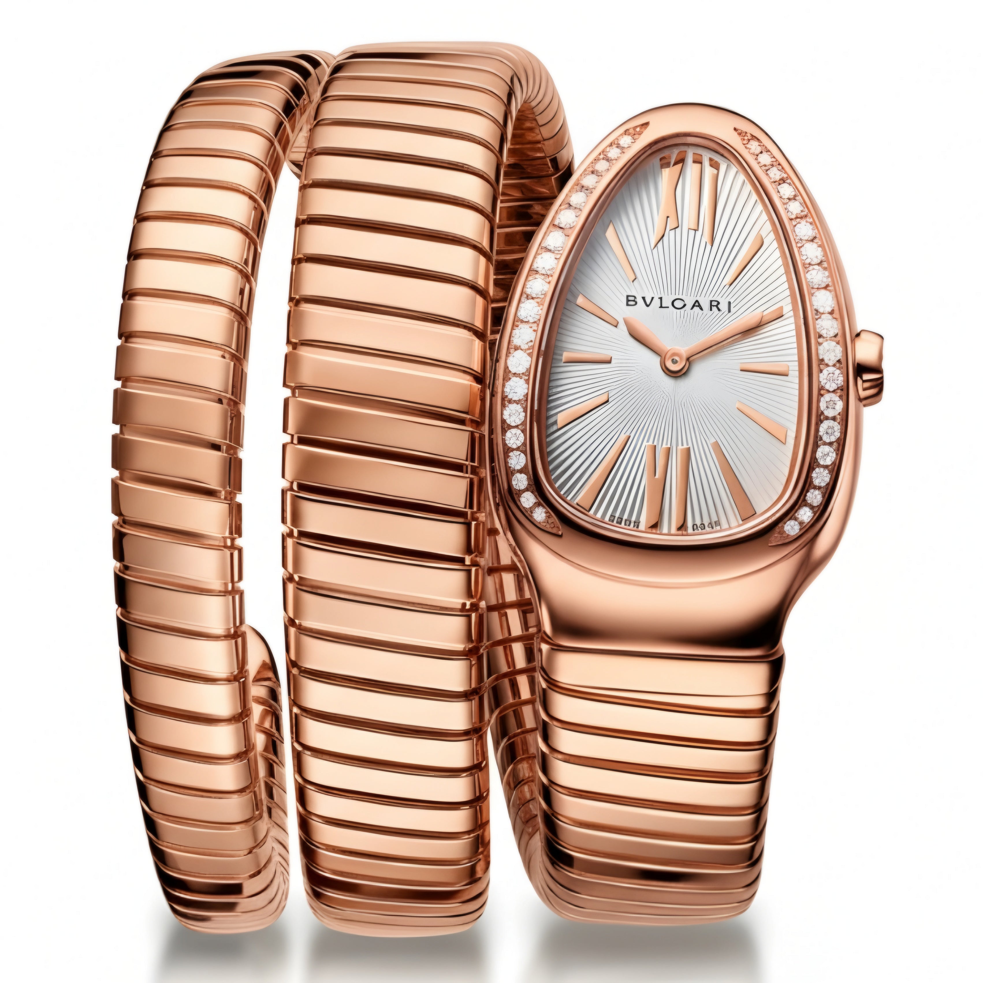 Bulgari Serpenti Tubogas Watch Rose Gold