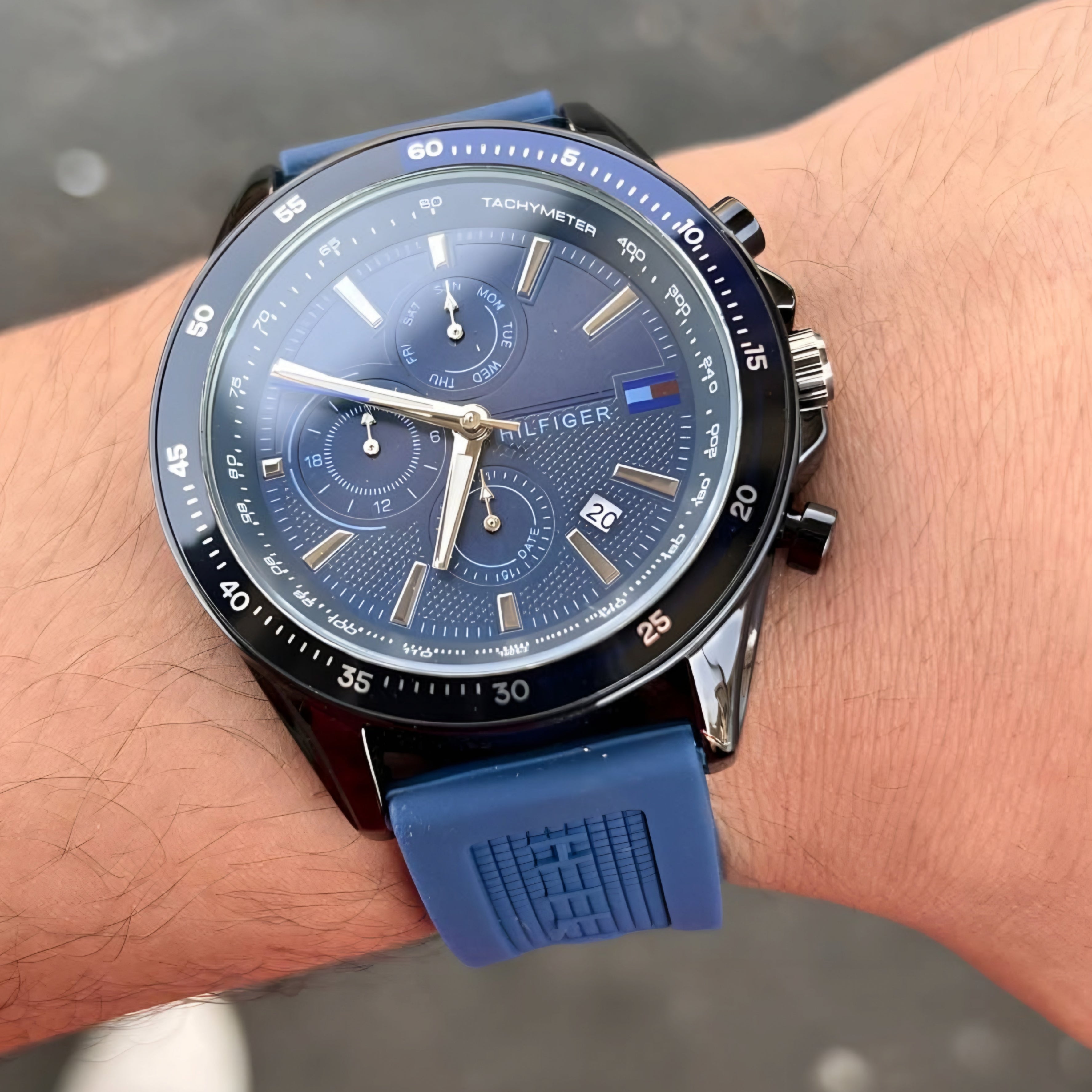 Tommy Hilfiger Men’s Sport Watch – Deep Ocean Blue