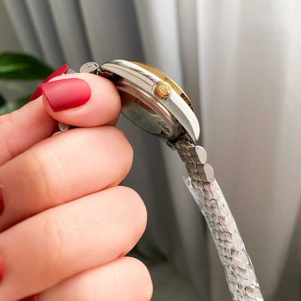 Rolex Lady Datejust Gold, Sliver with silver dial