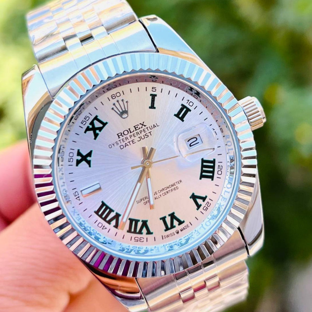 RO Datejust High-End Edition Silver Roma