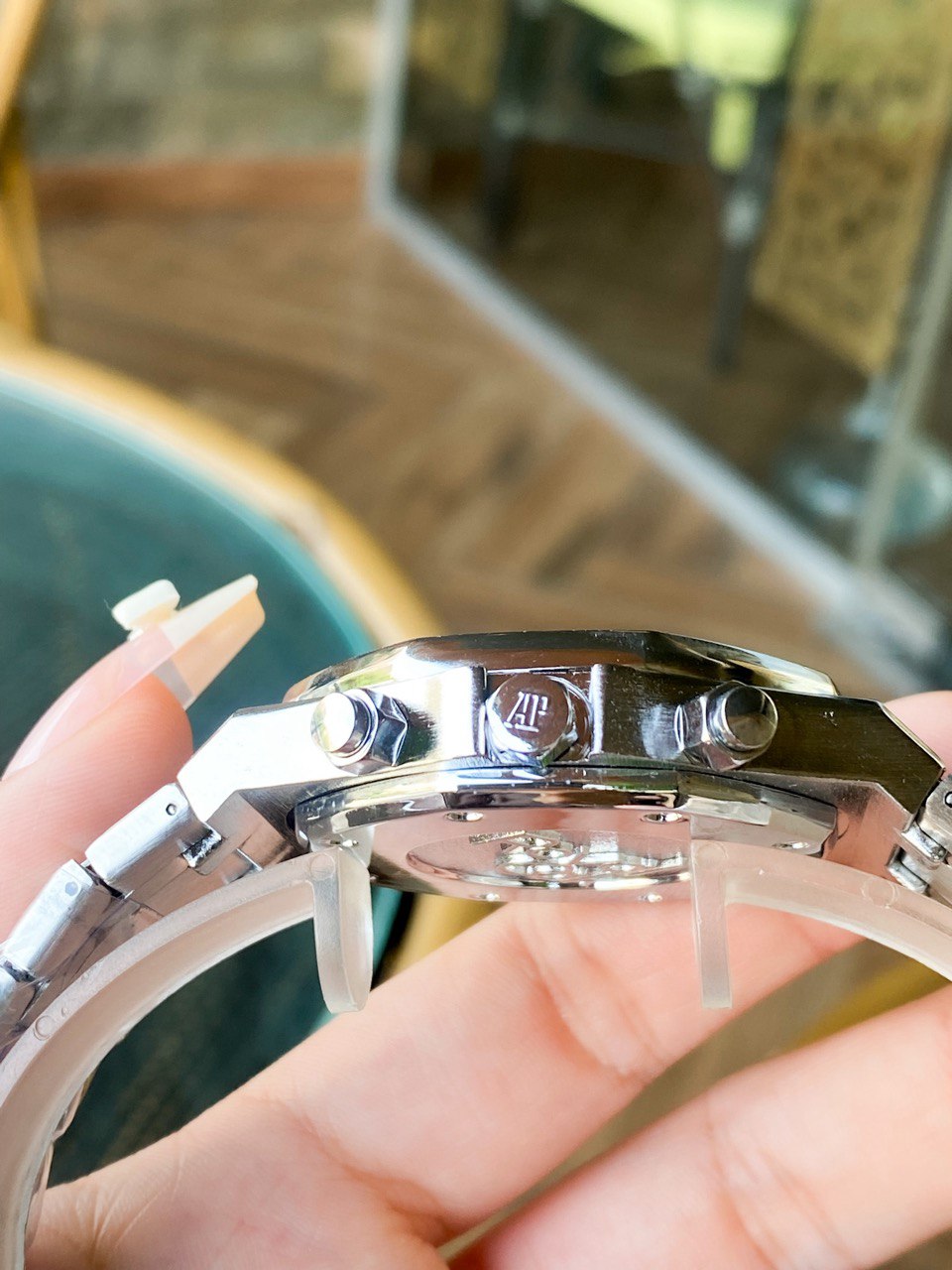 Audemars Piguet Royal Oak Quartz Chronograph Green Dial