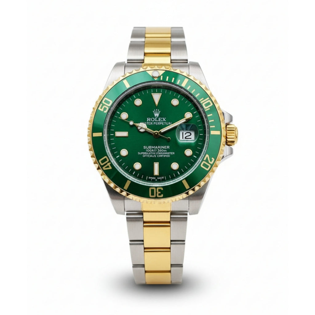 Rolex Submariner Date Green and yellow gold