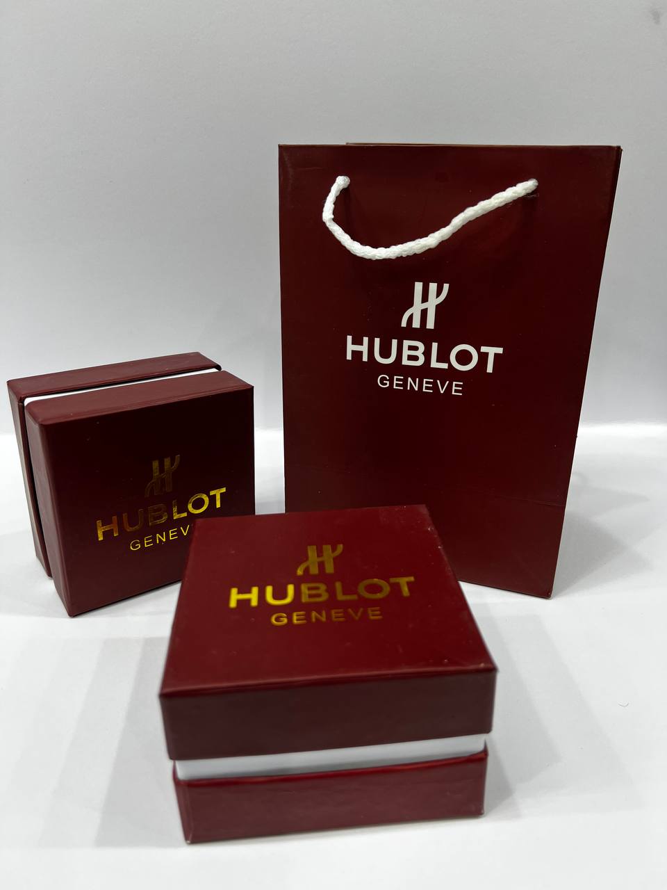 Hublot Geneve Women's Rose Gold & White Rubber
