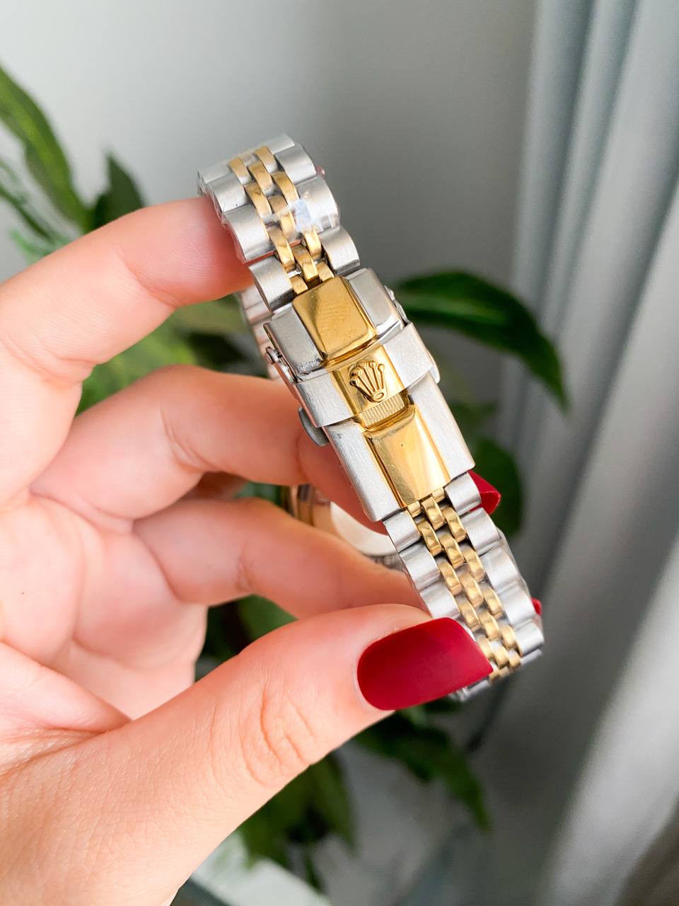 Rolex Lady Datejust Gold, Sliver with Grey dial