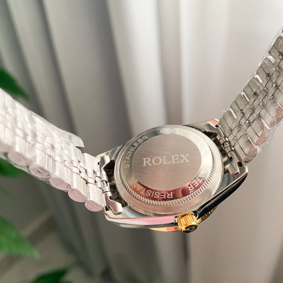 Rolex Lady Datejust Gold, Sliver with yellow dial