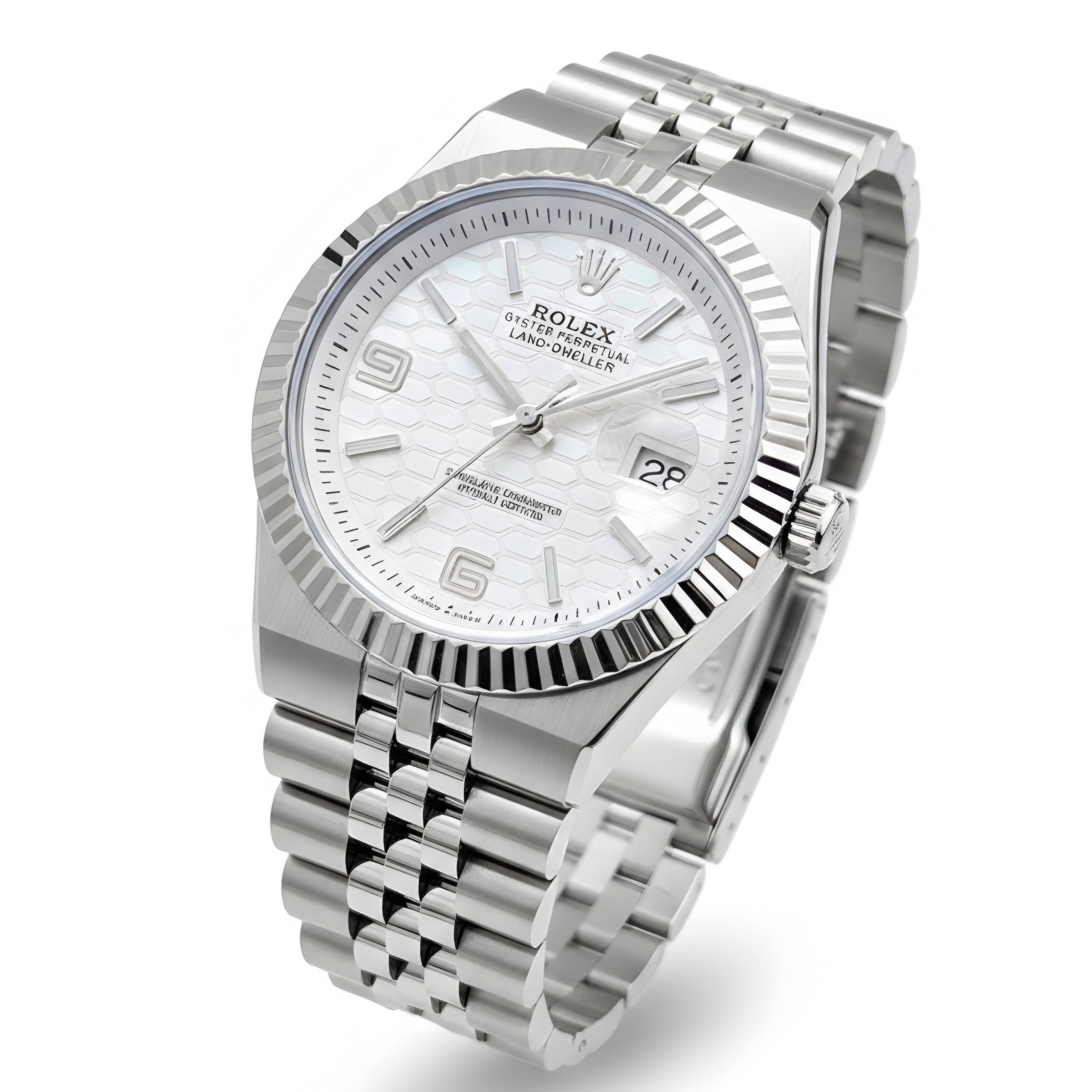 Rolex Datejust High-End Edition – Classic White Honeycomb
